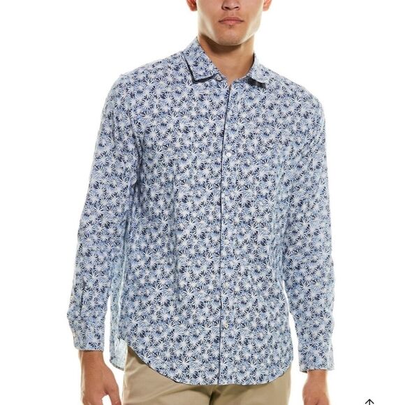 J. McLAUGHLIN Gramercy Linen Shirt - Picture 1 of 6